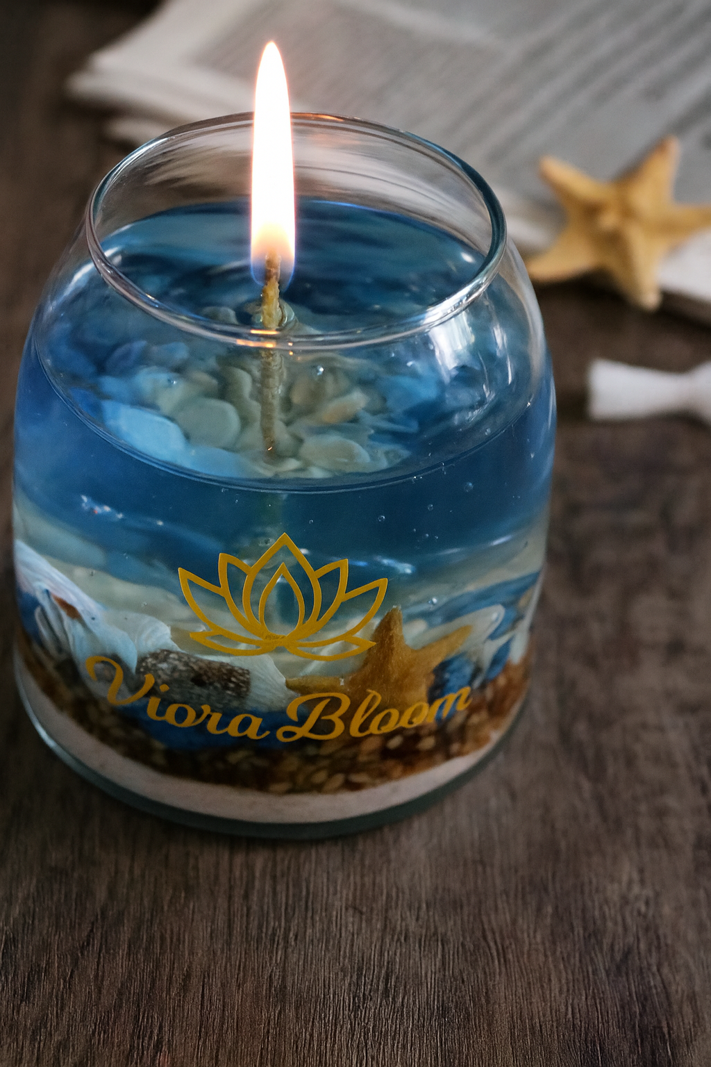 Ocean Jelly Wax candle