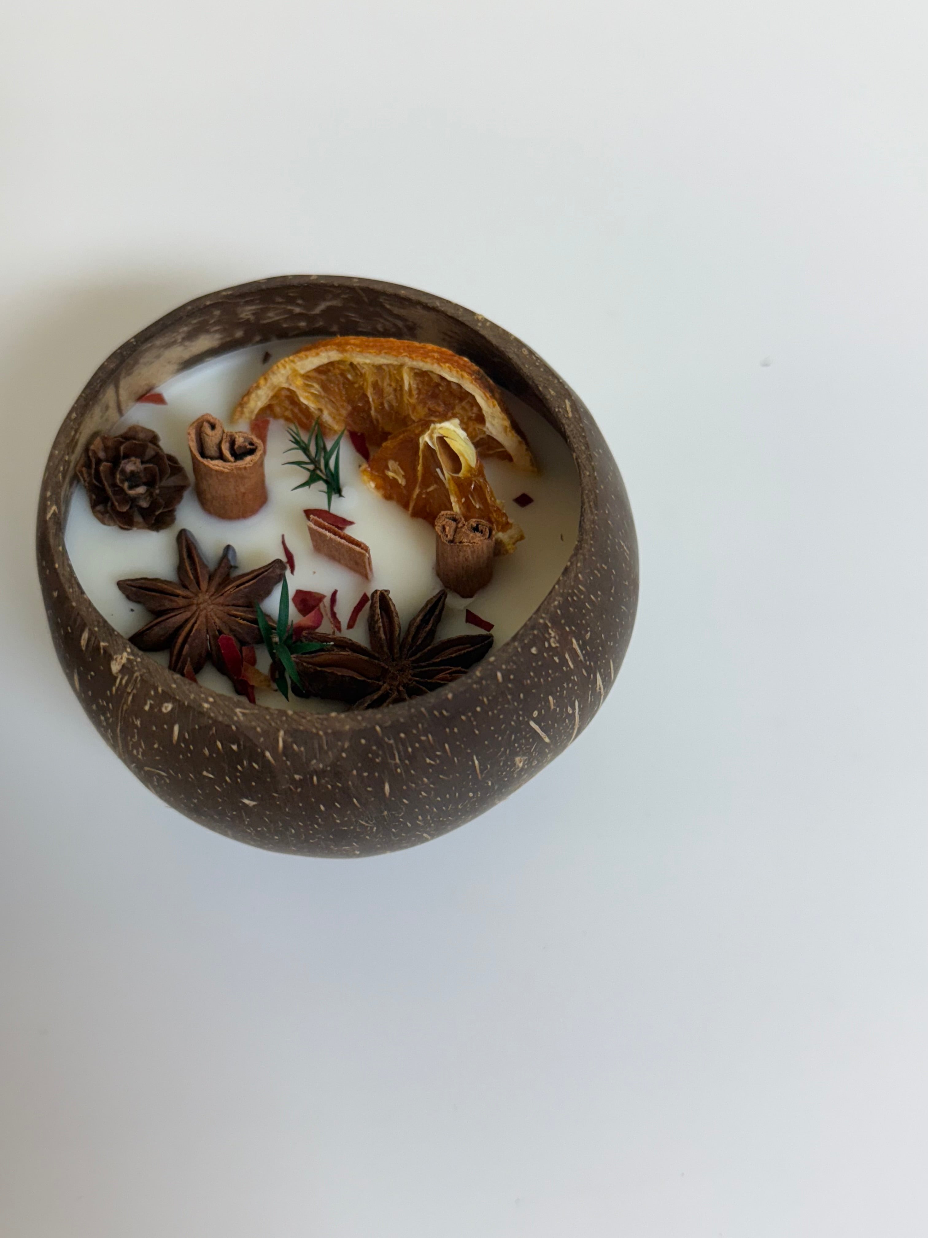 Natural Coconut Bowl Candle
