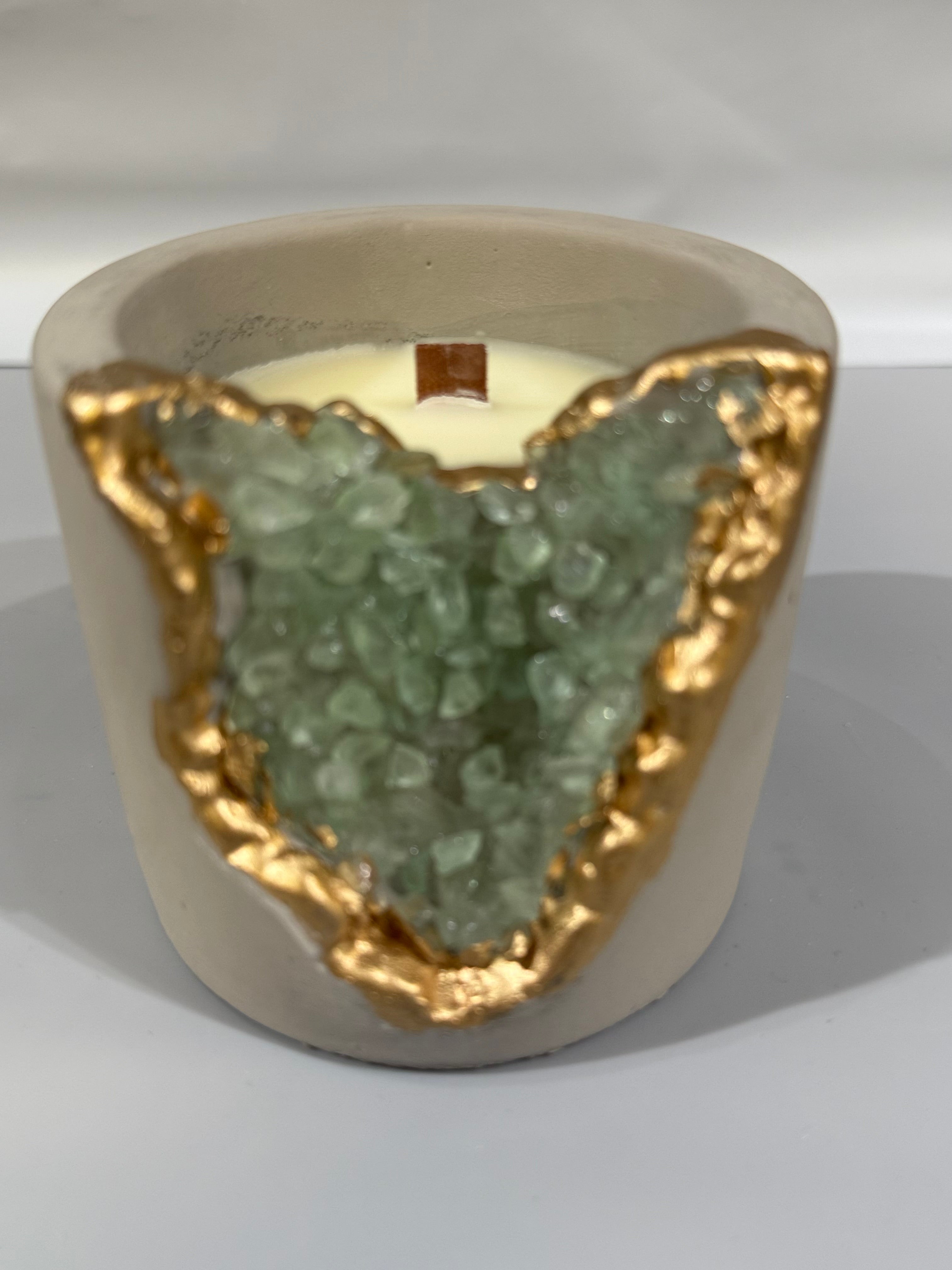 Geode Crystal Candle