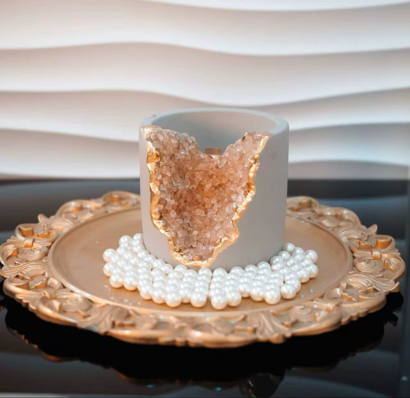 Geode Crystal Candle