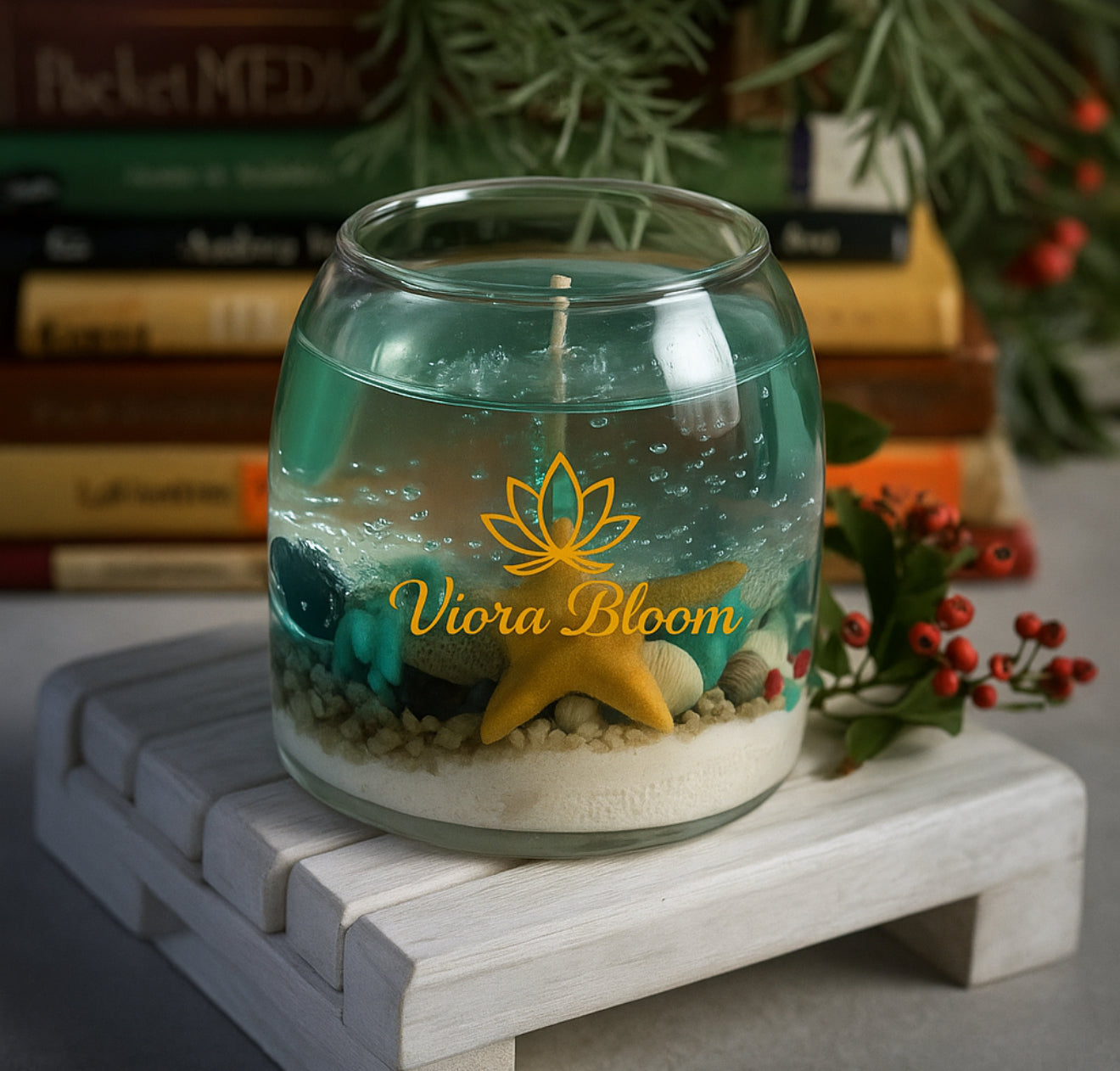 Ocean Jelly Wax candle