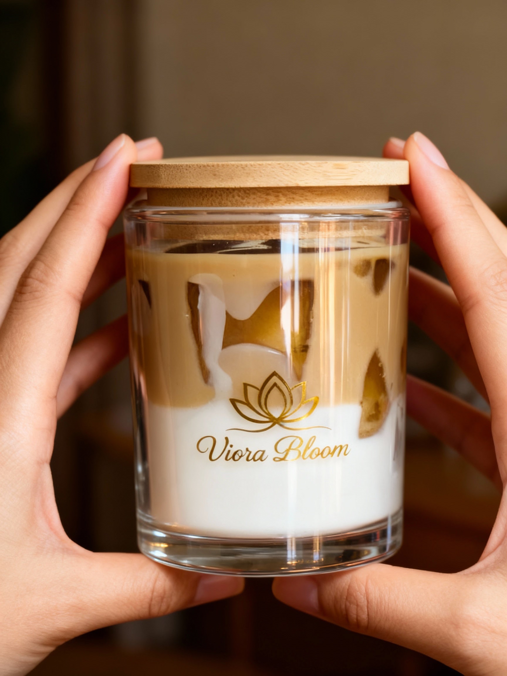 Mocha Blossom Soy Candle